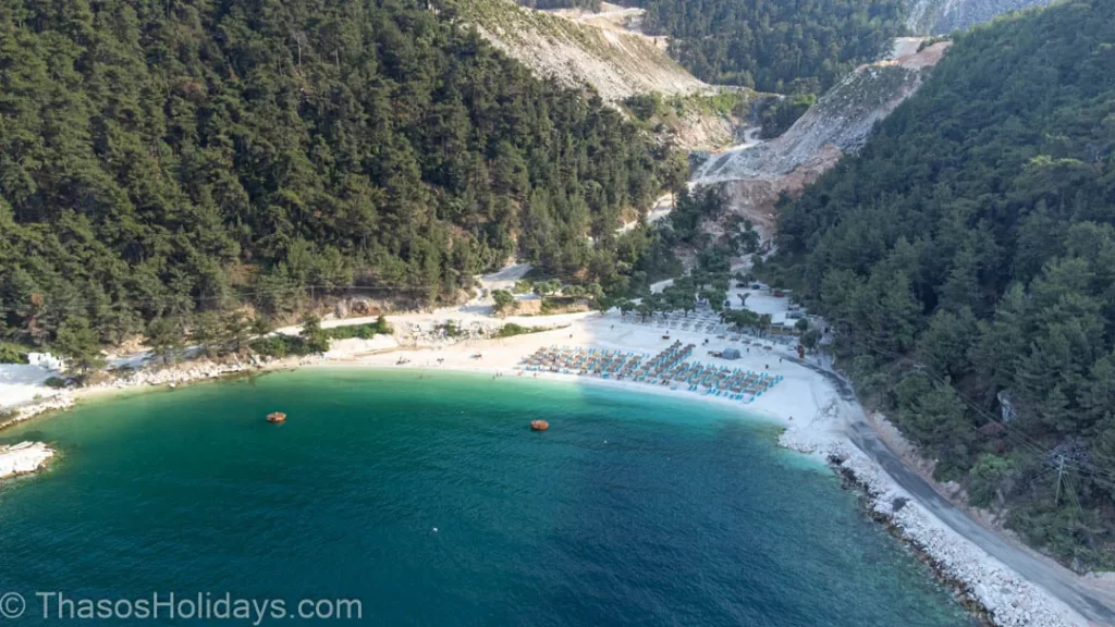 Porto Vathy Beach Thassos video family beaches in Thassos