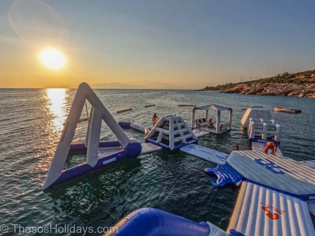 How to get to the Aqua Park Thassos from Skala Maries