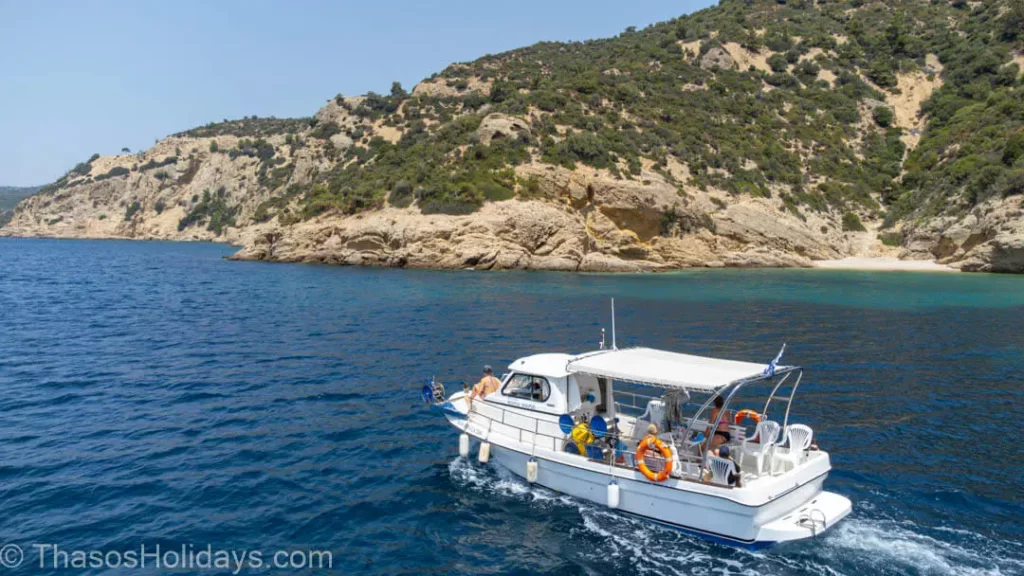 mariamaria fishing trip thassos boat trip thassos