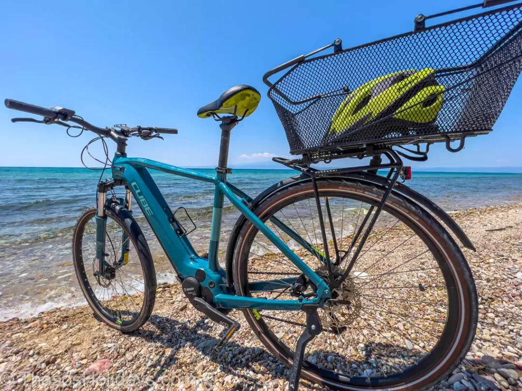 CUBE 2022 TOURING HYBRID ON rent ebike in Thassos