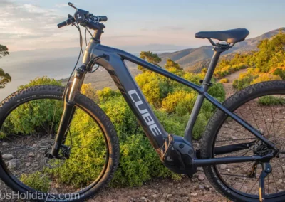 Cube HYBRID performance 2022 eBikes Thassos Rentals by ThasosHolidays_ rent ebike in Thassos