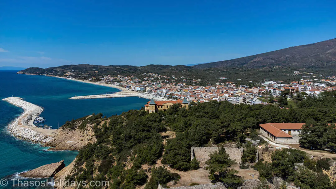 The village of Limenaria below Palataki_