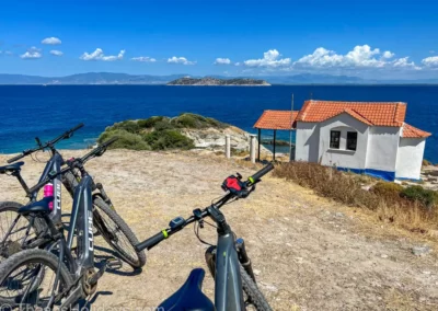 ebike tour thassos in marble section rent ebike in Thassos