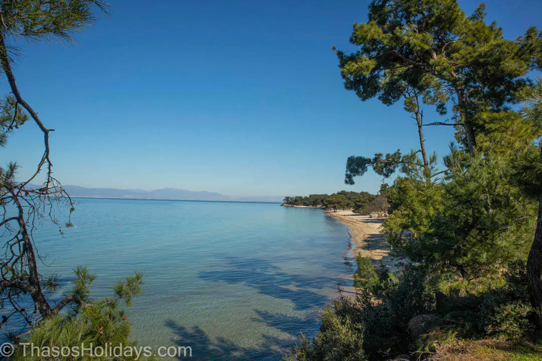 Pachis beach view from the south