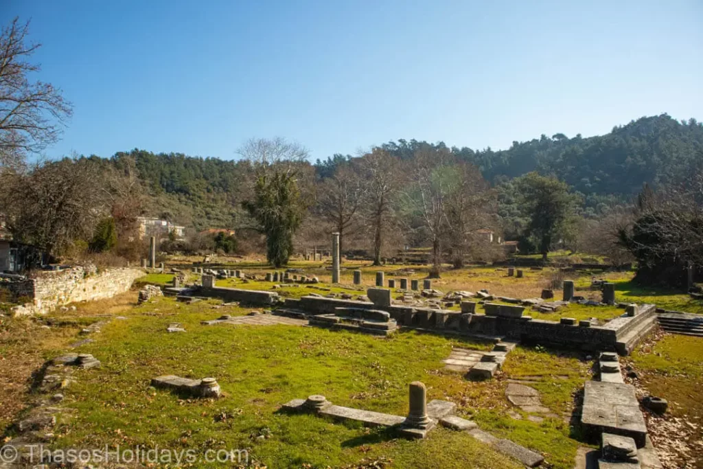 The ancient Agora of Thassos