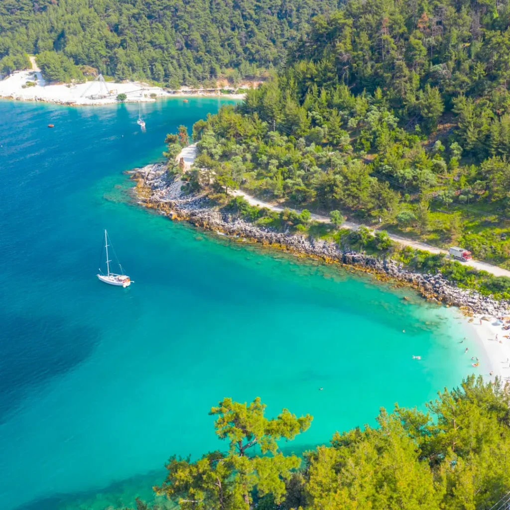 Amfitriti Thassos Sun Seasailing Thassos in Thassos island Map Guide