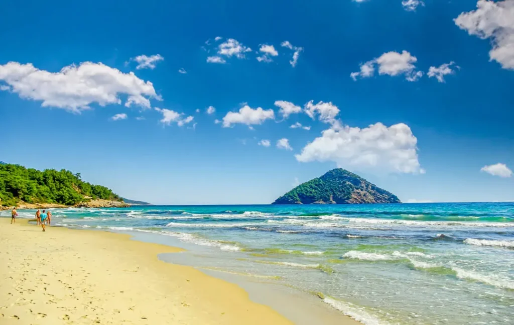 Paradise Beach on Thassos