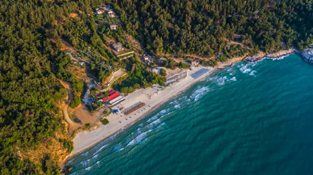 Paradise Beach on Thassos