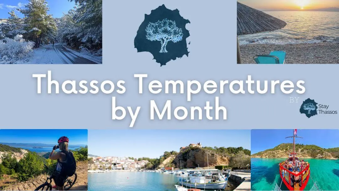 Thassos Temperatures by Month