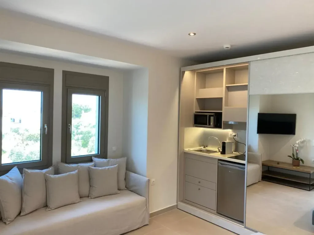 Studio with Partial Sea & Mountain view Luminous Luxury Apartments Limenas Thassos