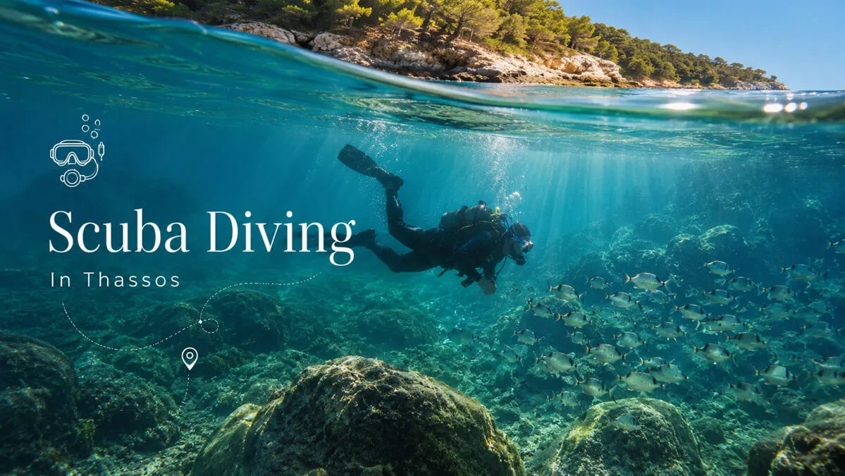 scuba diving Thassos
