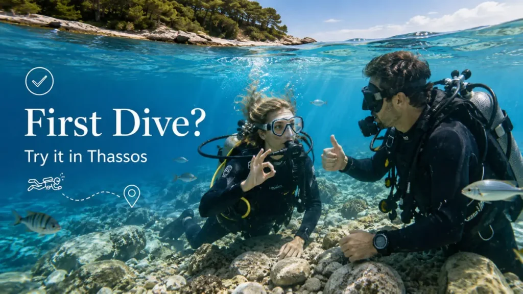 scuba diving Thassos