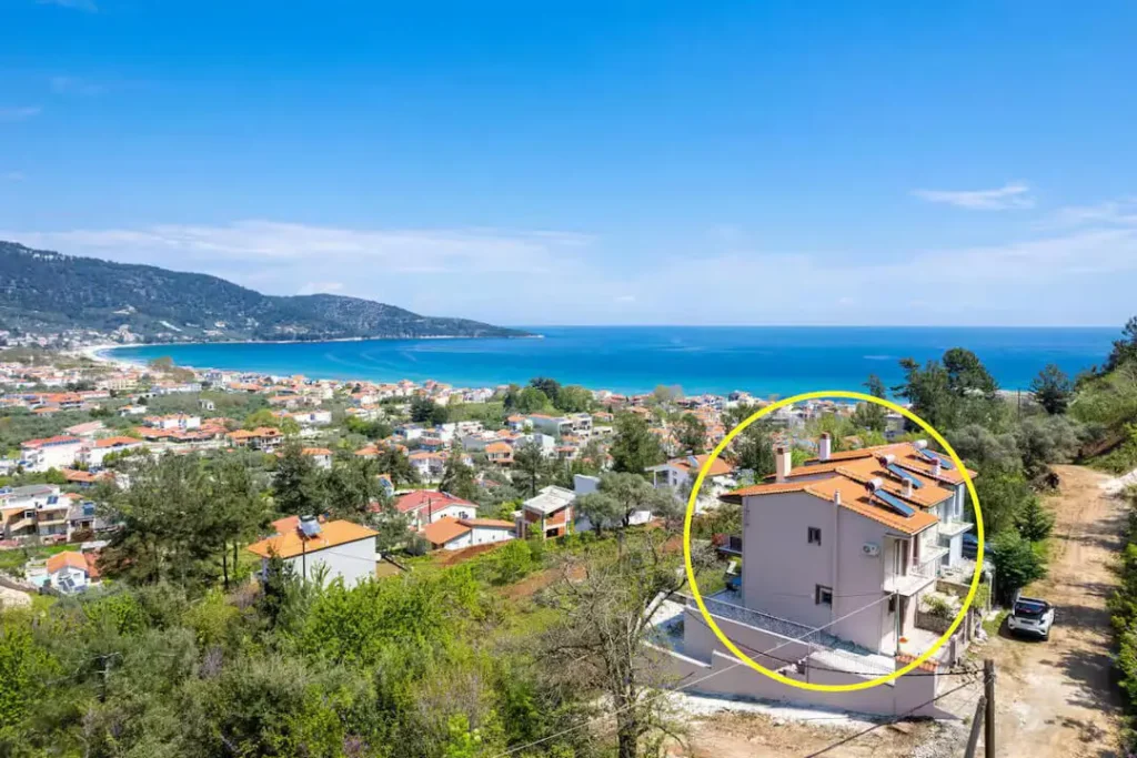 Villa Panorama Maisonette Golden Beach Thassos