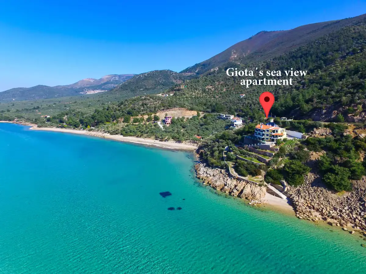 Giota's Sea View Apartment Views (2) Mia House Skala Sotiros