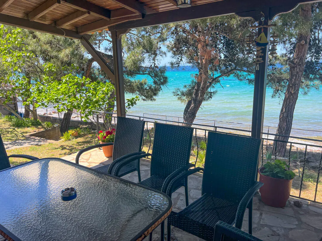 outside pine beach house (1) Pine Beach House Thassos