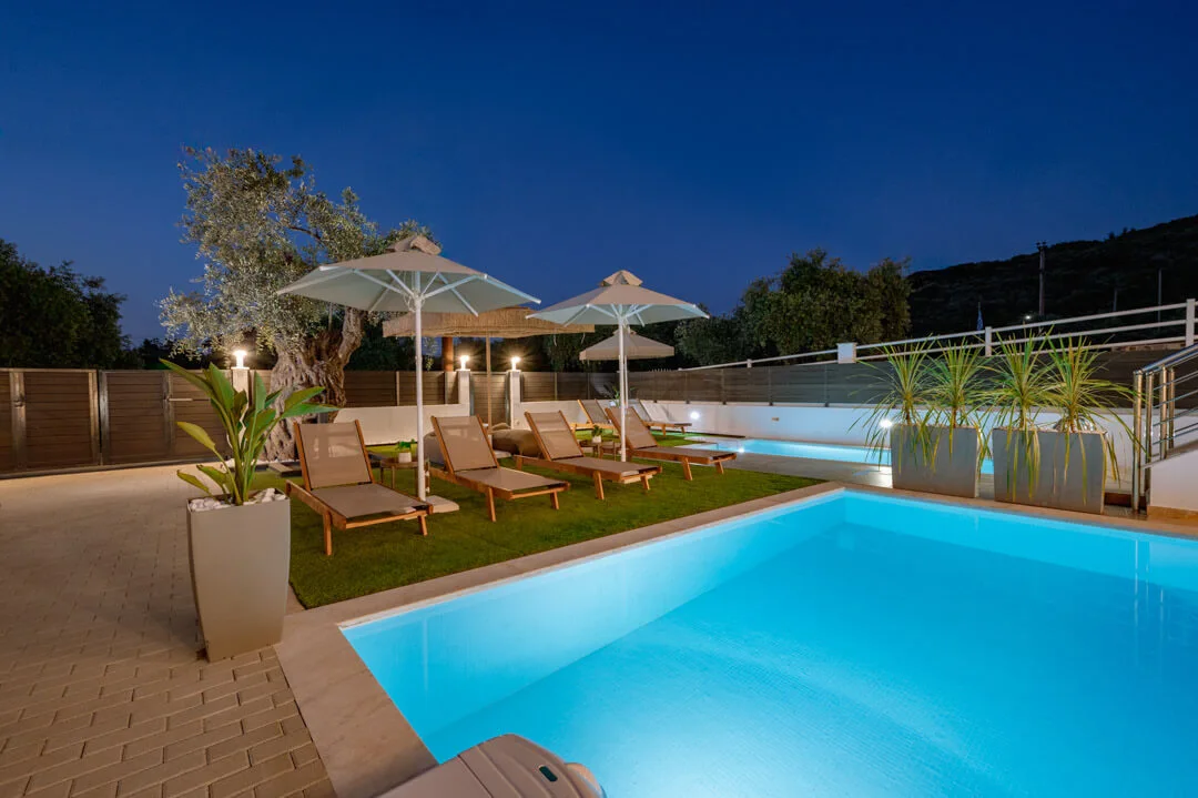Blue Island Pool (7) Villa Escape Luxury Thassos